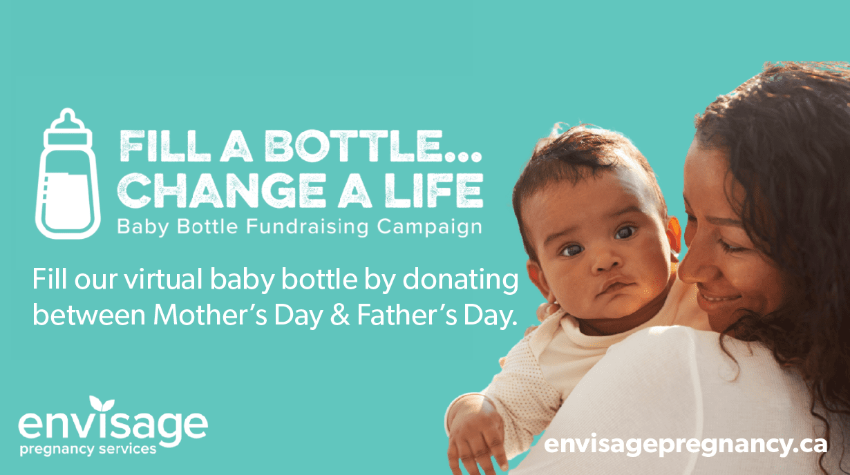 Envisage Pregnancy Services Baby Bottle Campaign